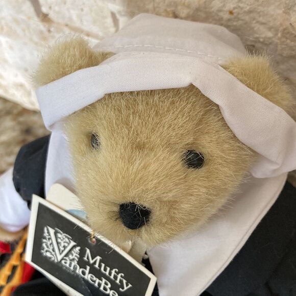 Vintage 1989 Muffy Pilgrim Fall 1989 The VanderBear Family Pilgrim Bear NWT - Picture 11 of 12